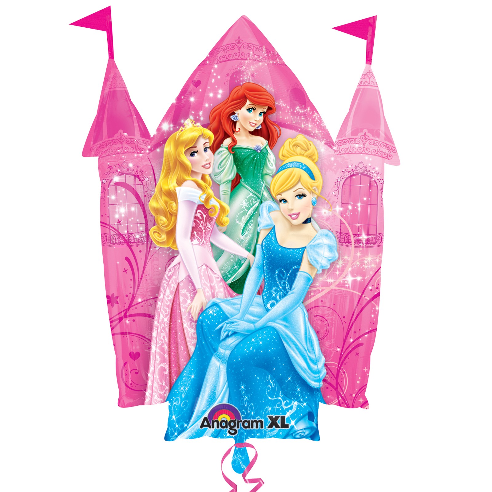 ลูกโป่งฟอลย์ ปราสาทเจ้าหญิงดิสนีย์ PRINCESS CASTLE 26"*35"/ Item No.TQ-A3352801 แบรนด์ Qualatex
