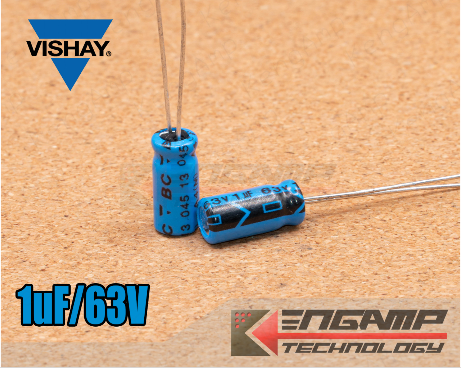 (10ตัว) [E-CAP] 1uF/63 85C VISHAY BC 5x11mm P = 2.5mm