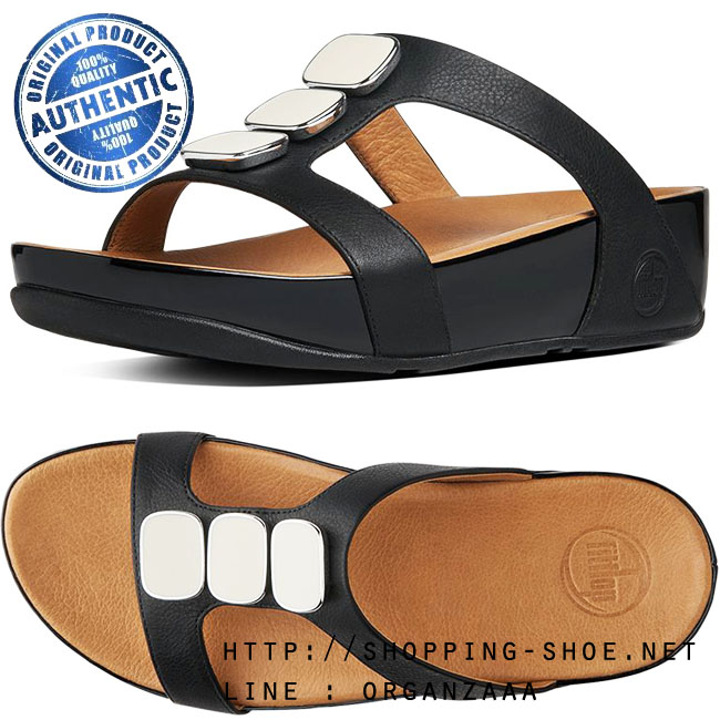 Fitflop Pietra II Slide Black ของแท้ นำเข้าจาก USA และ UK
