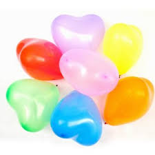 ลูกโป่งหัวใจ เนื้อเมททาลิก สีเขียวมะนาวไซส์ 6 นิ้ว แพ็คละ 10 ใบ