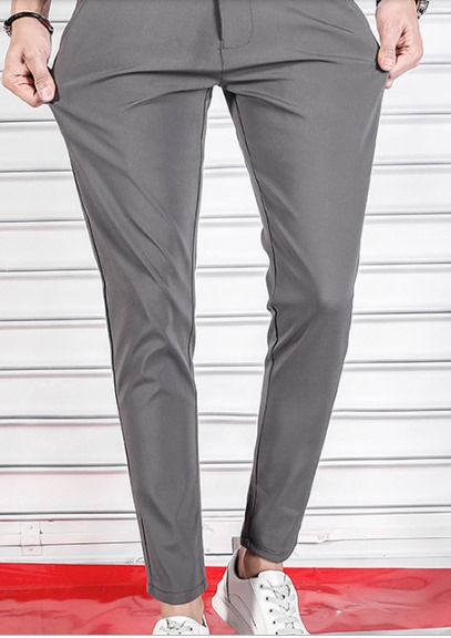 กางเกงผู้ชาย5 ส่วน กึ่งลำลอง ทรงสลิม ฝ้าย ใส่สบาย ราคาแพ็คคู่ No.28-36 เทา ดำ กากี เทาอ่อน