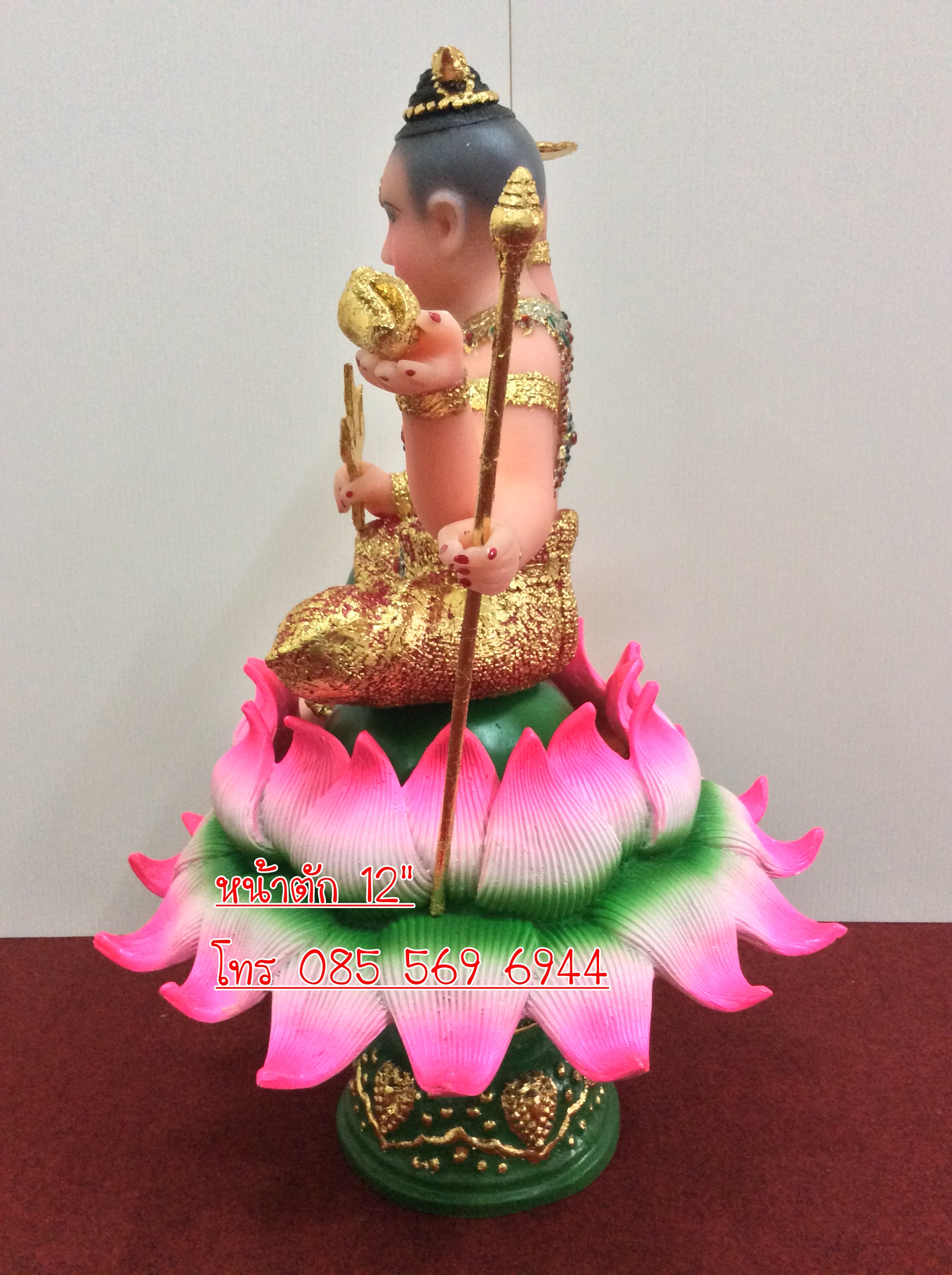 กุมารนั่งพร 4 กร หนักตัก 12"