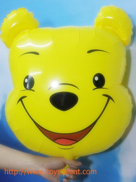 บอลลูนหน้าหมีการ์ตูน วินนี่เดอะพลู - Winnie The Pooh Face Shape Foil Balloon/ Item No. TL-B032