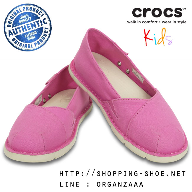Crocs Cabo Slip On - Party Pink / Stucco ของแท้ Outlet ไทยและอเมริกา