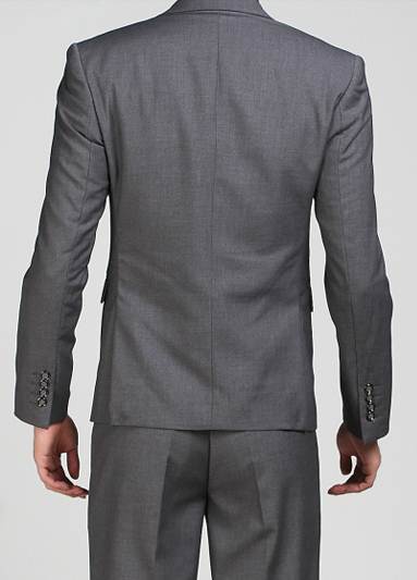 ฟรี เน็กไท!ชุดสูทงานแต่ง ชุดไปงานแต่งชาย กางเกงสไตล์อังกฤษ ปกเปิดมาตรฐาน กระดุม1เม็ด 2เม็ด Size No.34 36 38 40 42 44