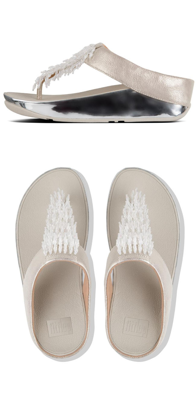 Fitflop Rumba Metallic Silver ของแท้ นำเข้าจาก USA และ UK