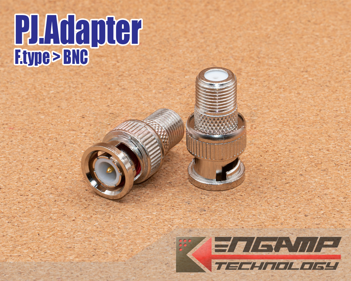 (10ตัว) [PJ] Adapter แจ็คแปลง F-Type > BNC