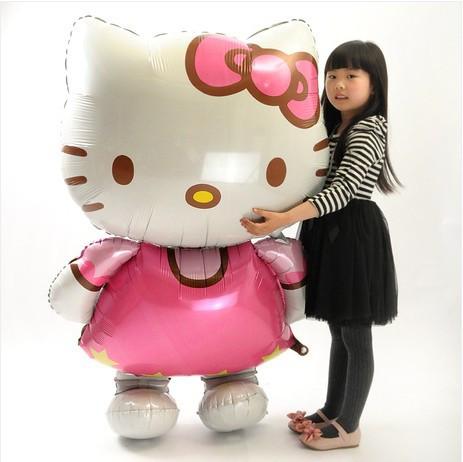 ลูกโป่งฟลอย์นำเข้า Air Walker คิตตี้ ตัวใหญ่ 30"x50" HELLO KITTY AIRWALKER / Item No.TQ-A2347601 แบรนด์ Anagram ของแท้