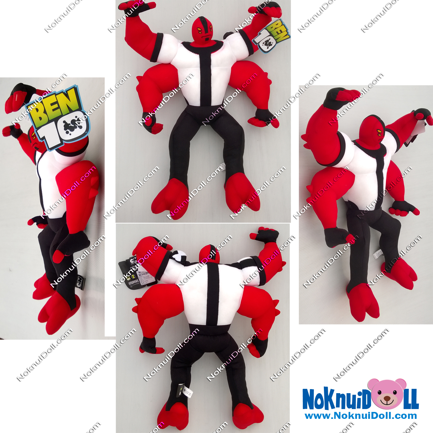 ตุ๊กตา เบนเทน Ben10-โฟร์อาร์ม Four Arms สูง16นิ้ว