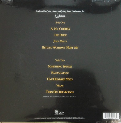 Quincy Jones - "The Dude" 1Lp N.