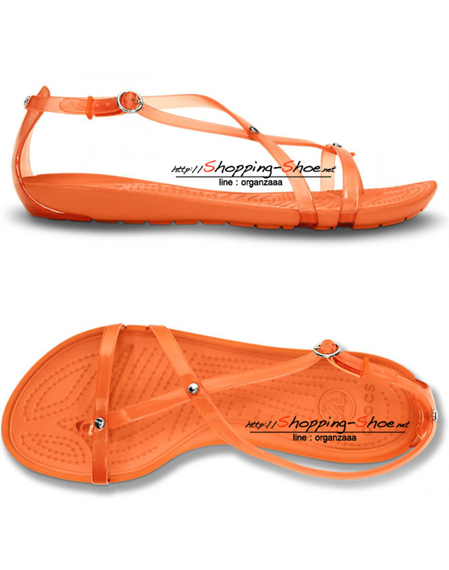 Women's Crocs Really Sexi Sandal - Tangerine ของแท้ Outlet ไทยและอเมริกา