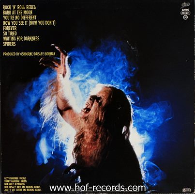 Ozzy Osbourne - Bark At The Moon 1983 1lp