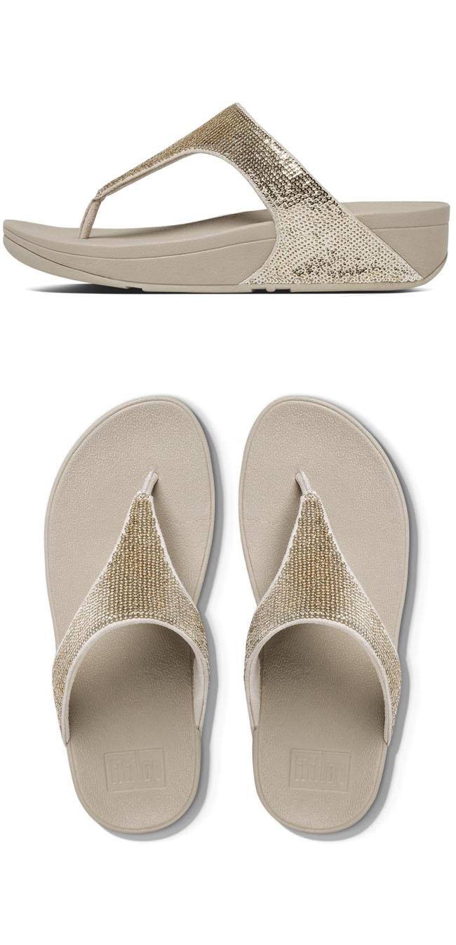 Fitflop Electra Micro Pale Gold ของแท้ นำเข้าจาก USA และ UK