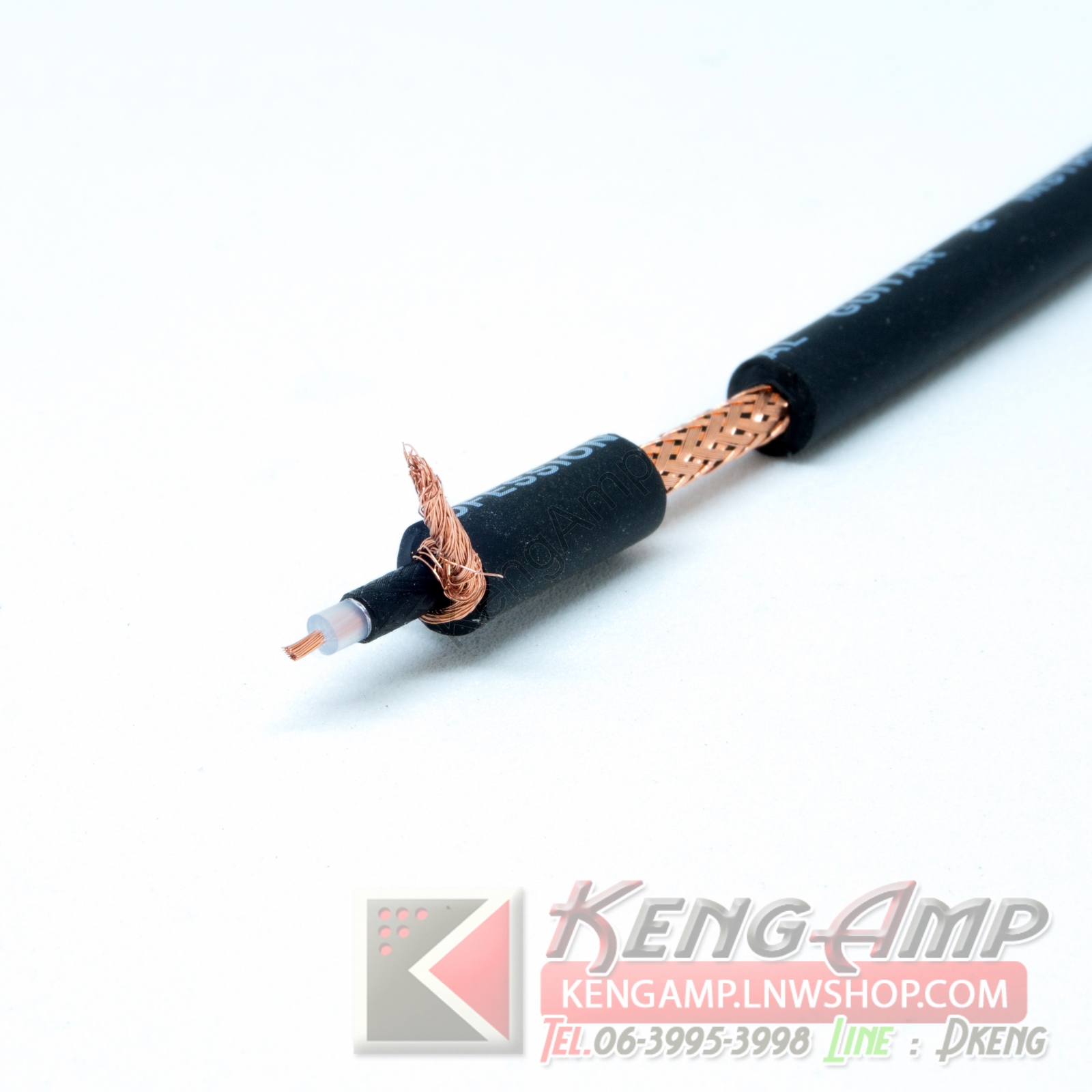 (มีตัวเลือก) [WIRE] สายกีต้า ROSAFELLING สายกีต้าทองแดงถัก 128เส้น