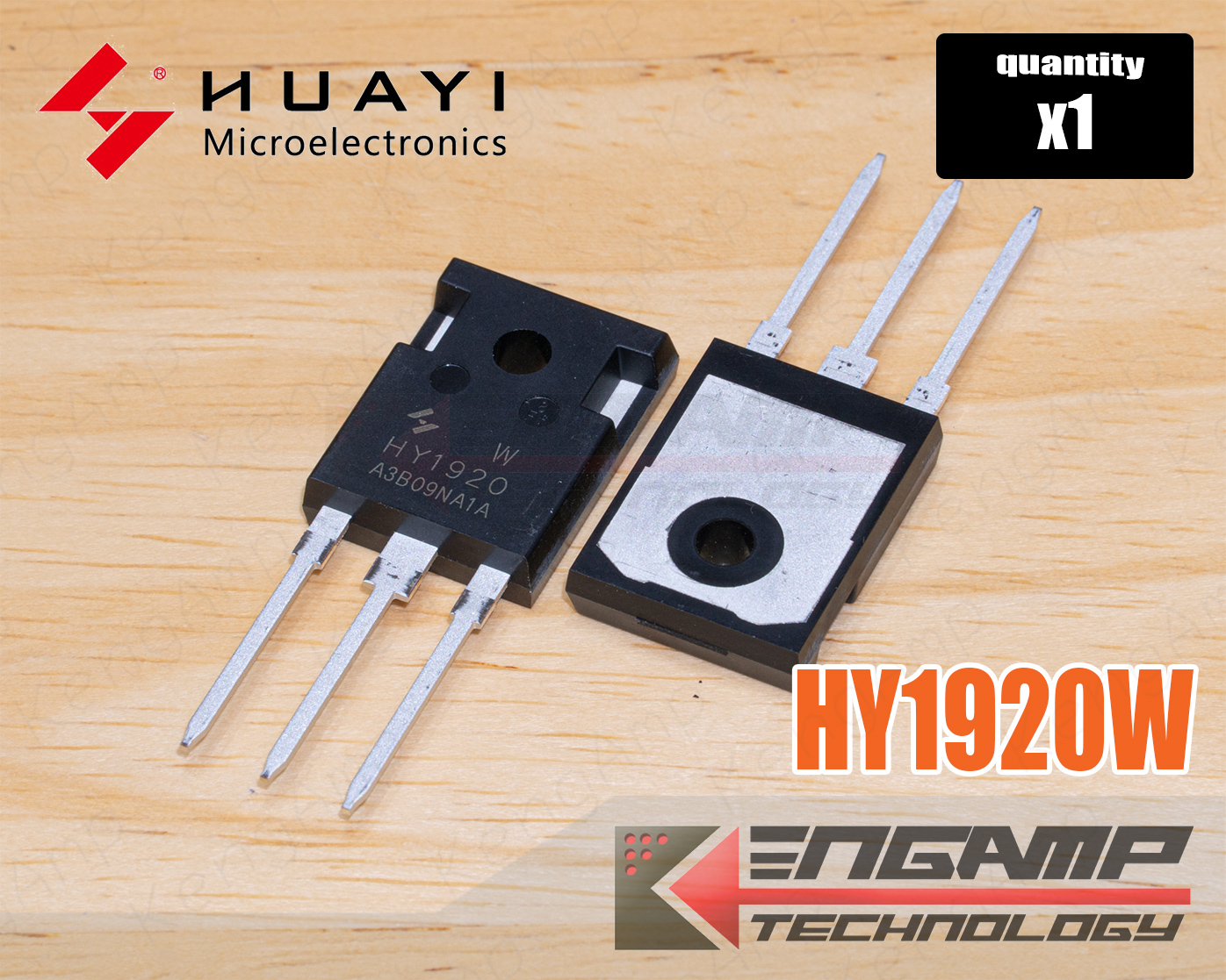 (1ตัว) [FET] HY1920W TO-247 HUAYI N-Ch MOSFET 90A 200V