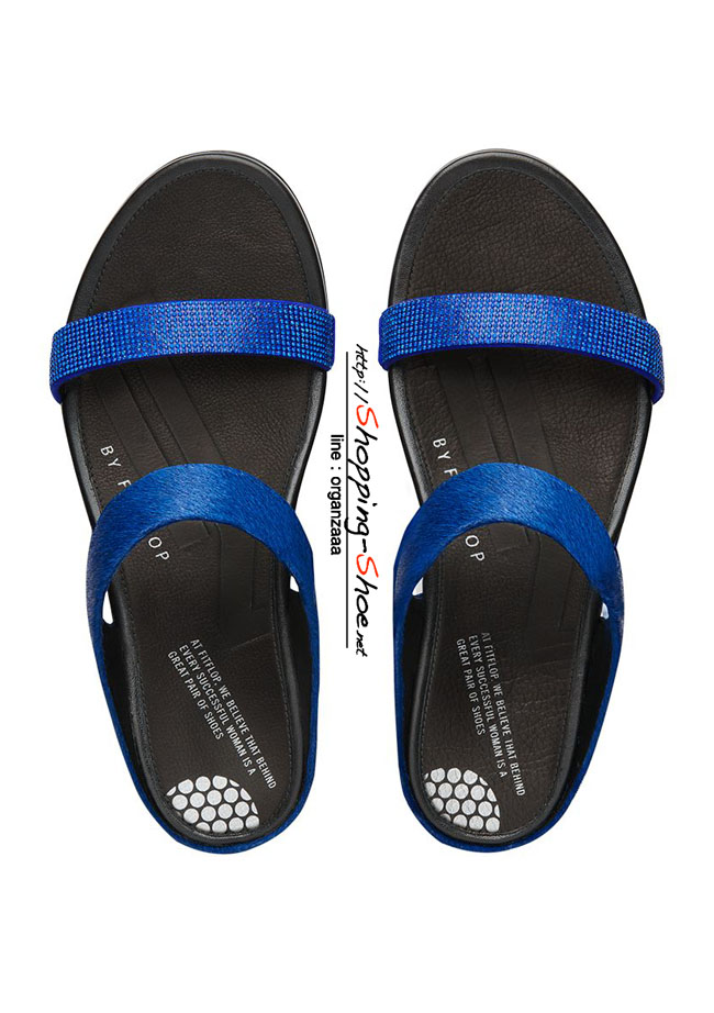 Fitflop Banda Micro Crystal Slide Mazarine Blue ของแท้ นำเข้าจาก USA และ UK