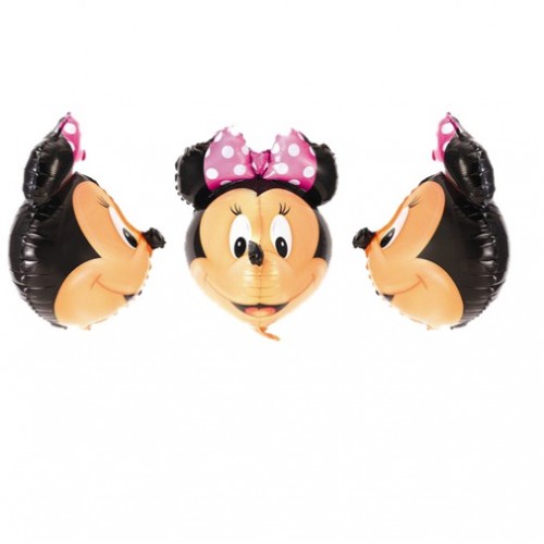 Minnie Mouse 3D Shape Foil Balloon - บอลลูนหน้ามินนี่เมาส์ 3D