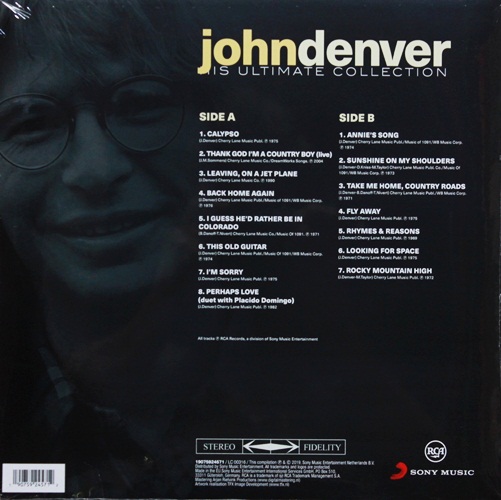 John Denver - His Ultimate Collection 1Lp N.
