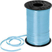 ริบบิ้นม้วนใหญ่ สีฟ้าอ่อน สำหรับผูกลูกโป่ง ยาว 350 เมตร - Light Blue Curling Ribbon