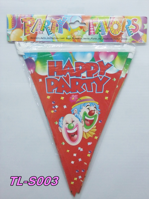 ธงประดับงาน Happy Party / Item No. TL-S003