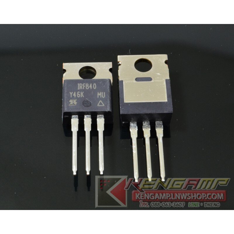 (1ตัว) [FET] IRF840 N-CHANNEL 500V - 0.75Ω - 8A TO-220 PowerMesh™II MOSFET