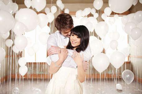 ลูกโป่งกลมเนื้อสแตนดาร์ท สีขาว ไซส์ 10 นิ้ว แพ็คละ 10 ใบ (Round Balloons Size 10" - Standard White Color)