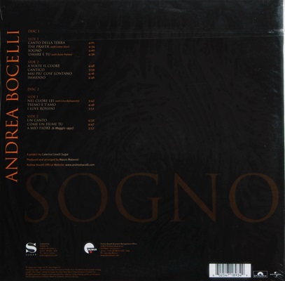 Andrea Bocelli - Sogno 2Lp N.