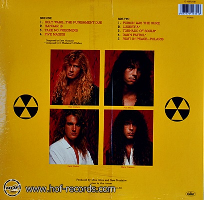 Megadeth - Rust In Peace 1990 1Lp NEW