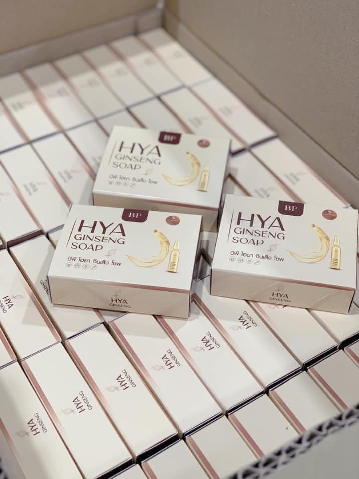 สบู่ไฮยา BP GINSENG SOAP ของแท้100% ขนาด80กรัม
