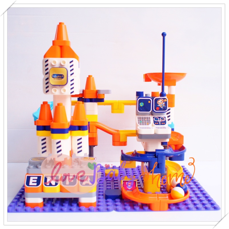 ชุดตัวต่อจรวด จำนวน 160 ชิ้น เสริมสร้างจินตนาการ Space Rocket Track ของเล่นเด็ก