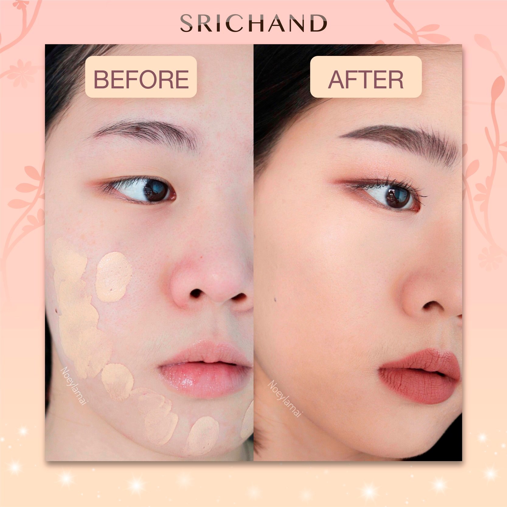 รองพื้นศรีจันทร์ (แบบซอง) เอ็นชานเท็ด คัฟเวอร์ เพอร์เฟคท์ ฟาวน์เดชั่น 7 กรัม.Srichand Enchanted Cover Perfect Foundation