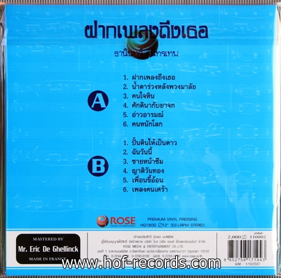 ธานินทร์ อินทรเทพ ชุด ฝากเพลงถึงเธอ ( new )