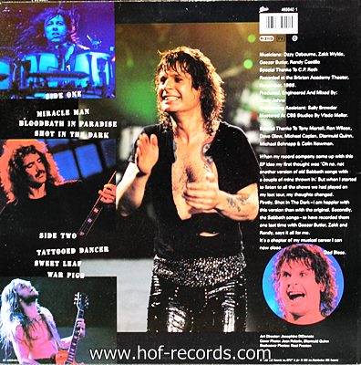 Ozzy Osbourne - Just Say Ozzy 1990 1lp