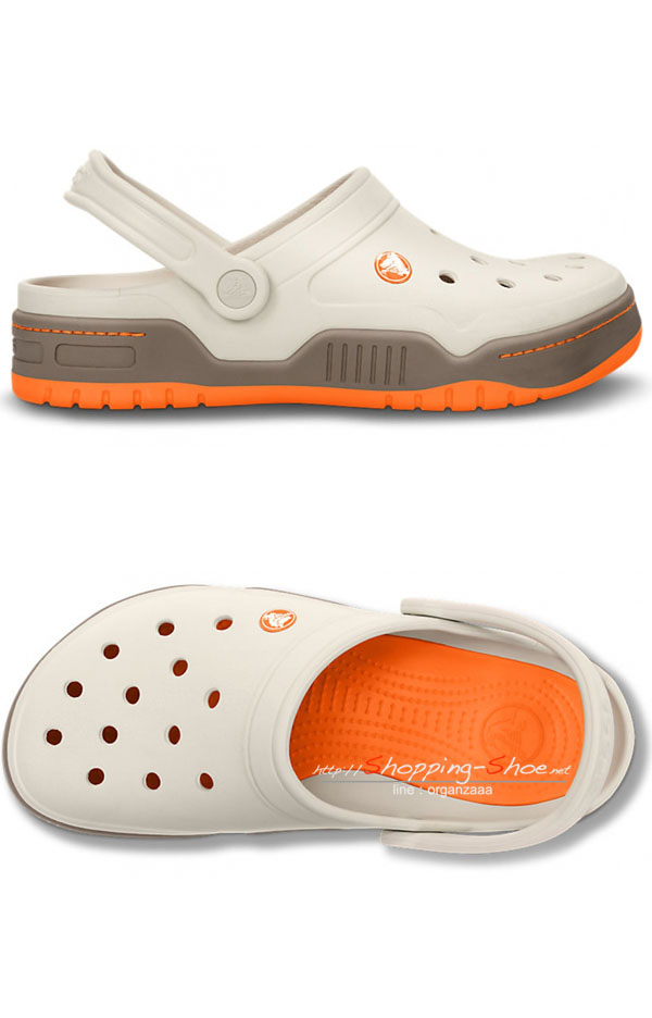 Crocs Front Court Clog - Stucco / Mushroom ของแท้ Outlet ไทยและอเมริกา