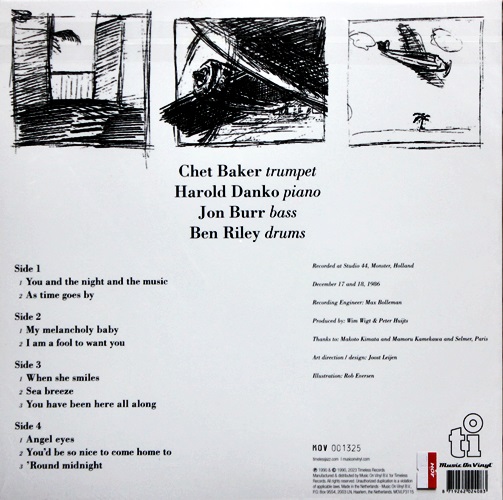Chet Baker - As time goes By 1Lp New