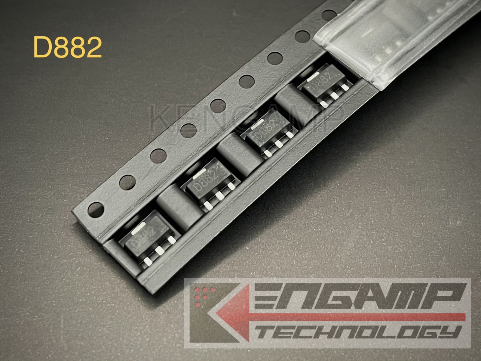 (10ตัว)[TR] D882 SOT-89 HOTTECH