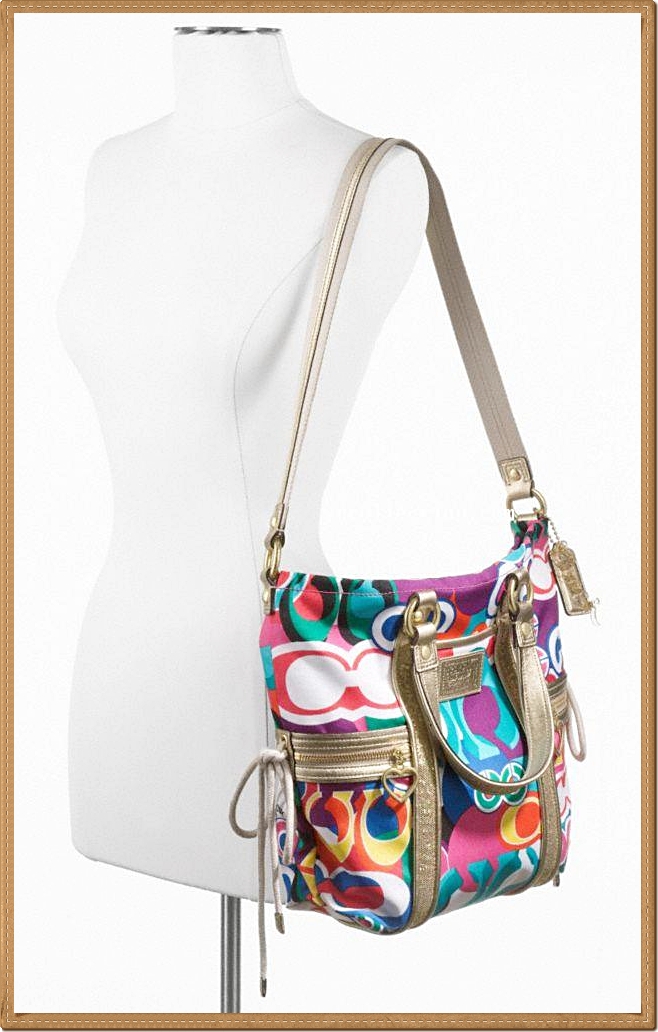 Coach Daisy Pop C Print Pocket Tote 21360