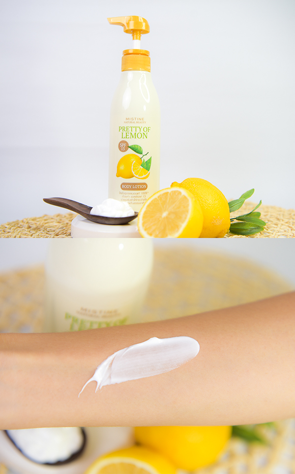 โลชั่นเลม่อน 300ml. NATURAL BEAUTY PRETTY OF LEMON