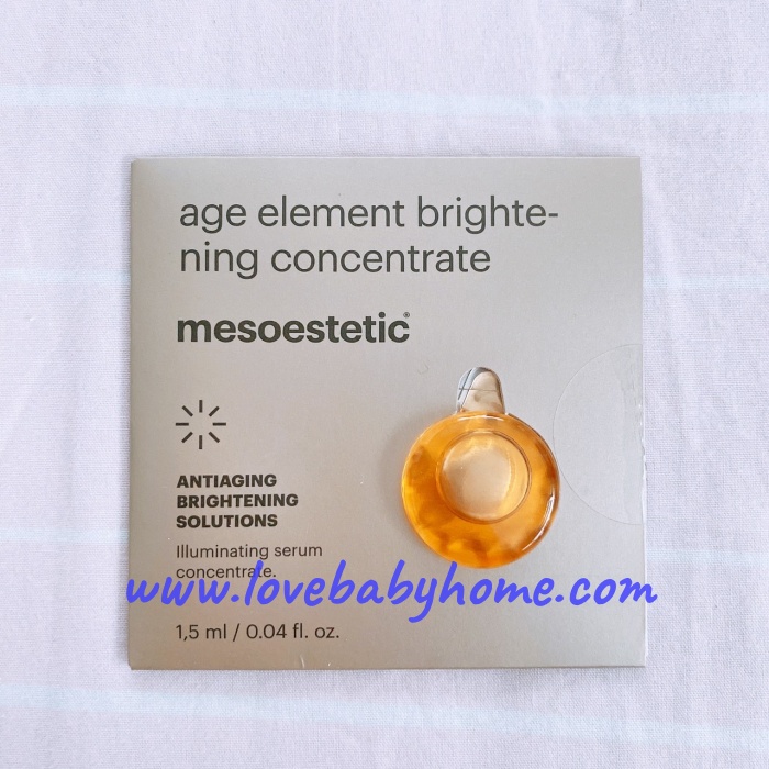 age element brightening concentrate 1.5 ml - เซรั่มเข้มข้นที่ช่วยให้ผิวกระจ่างใส ปรับสีผิวให้สม่ำเสมอ