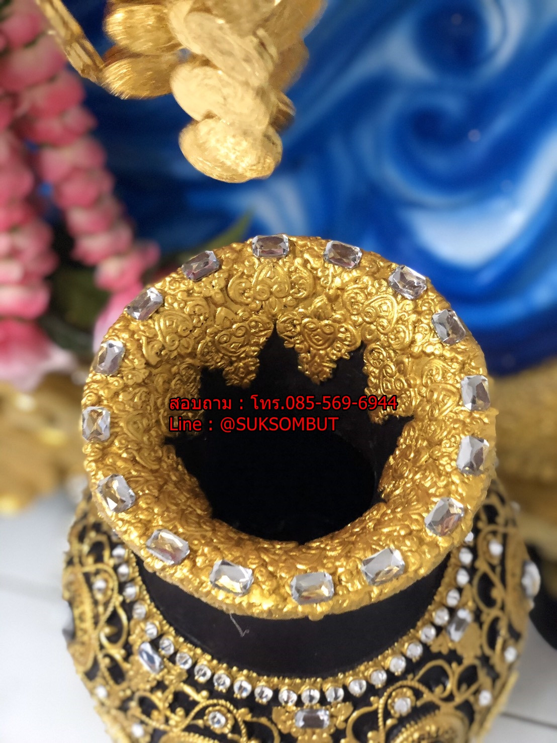 พระแม่ลักษมี (ทองแท้) สูง 1.90 เมตร