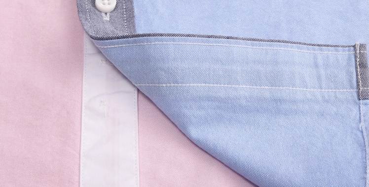 เสื้อเชิ้ตคู่ แขนสั้น ปกเล็ก ตัดต่อ4สี No.36 38