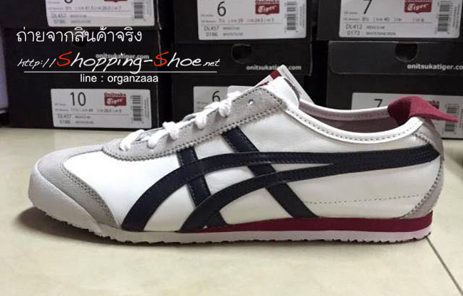 Onitsuka Tiger Mexico 66 - White / Nine Iron ของแท้ มีกล่อง ป้ายครบ