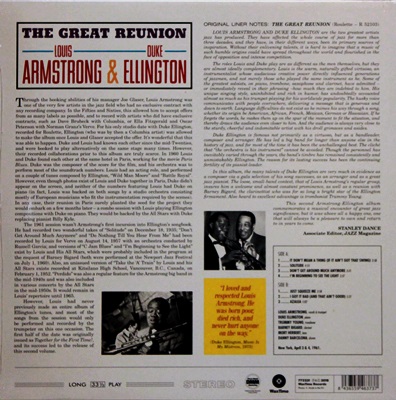 Louis Armstrong & Duke Ellington - The Great Reunion 1Lp N.