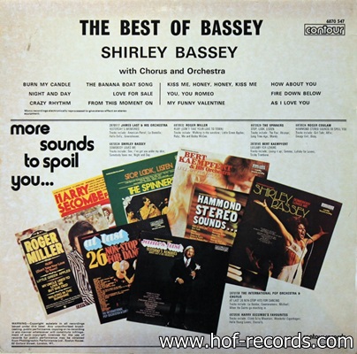 Shirley Bassey - The Best Of Bassey 1Lp