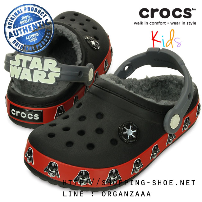 Crocband Star Wars Darth Vader Black Lined Clog ของแท้ Outlet ไทยและอเมริกา