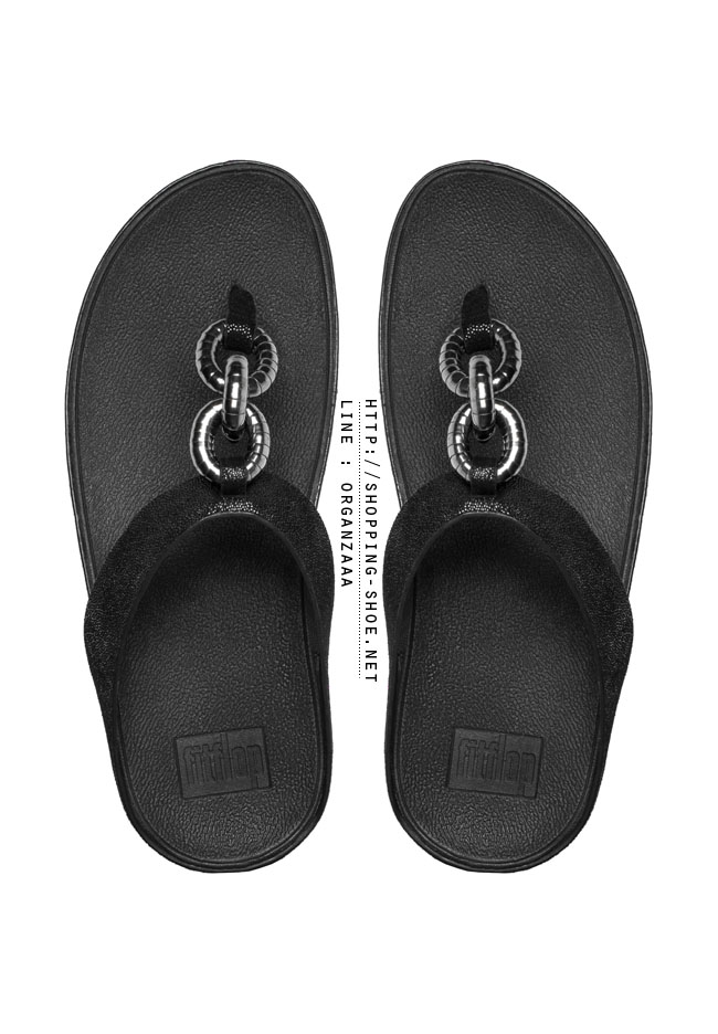 Fitflop Superchain Leather Black ของแท้ นำเข้าจาก USA และ UK