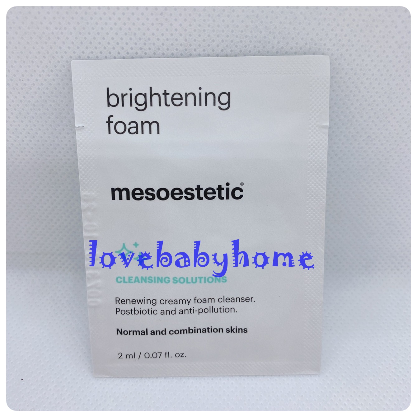 mesoestetic brightening foam ขนาดทดลอง 2 ml