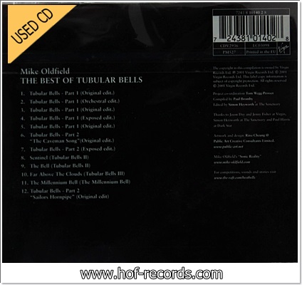 Mike Oldfield - The Best Of Tubular Bells (EU) Used cd VG++