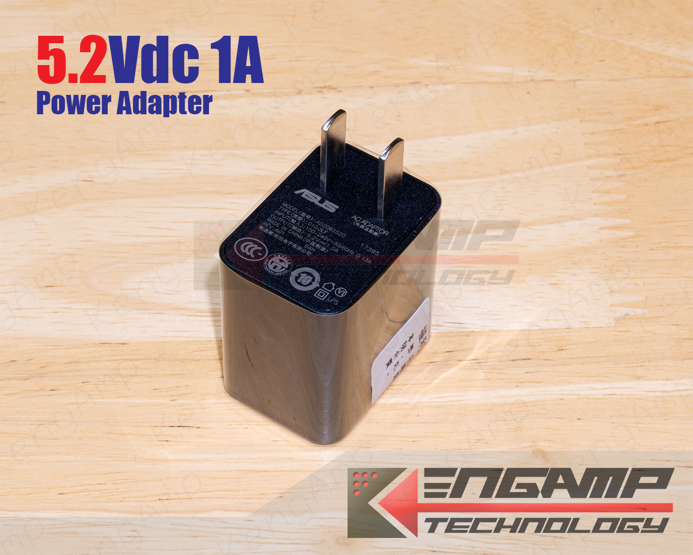 (1ชิ้น) ASUS 5.2Vdc 1A Power Adapter USB-A Output