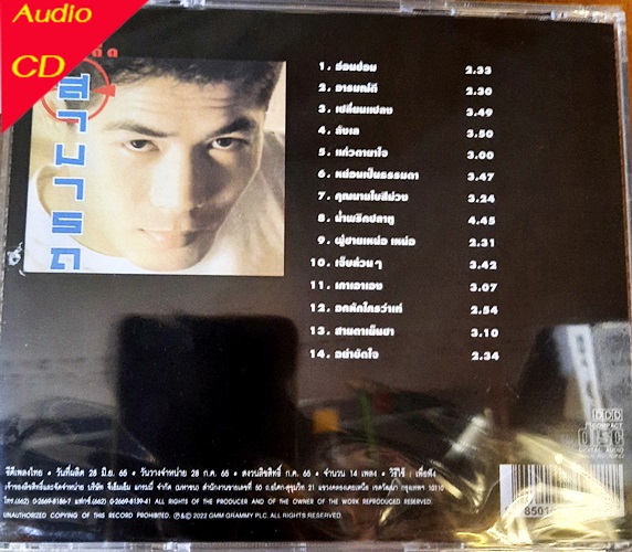 CD เพลงไทย สามารถ พยัคฆ์อรุณ - รวมฮิต ( New CD )